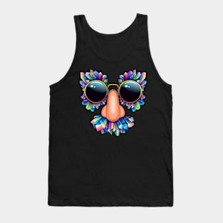 Nose glasses Tank Top